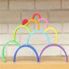 Buy cheap Colorful Rainbow Building Block Creative Educational For Kids Silicone Stacking Toys from wholesalers