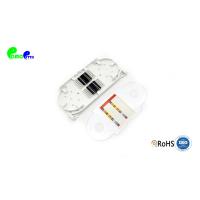 Buy cheap 24 Cores Stackable fiber optic splicing tray Upturned Fiber Optic Distribution product