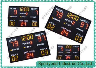 Buy cheap Remote Waterproof College Sports Scoreboard Led Digits Scorer Display For Basketball from wholesalers