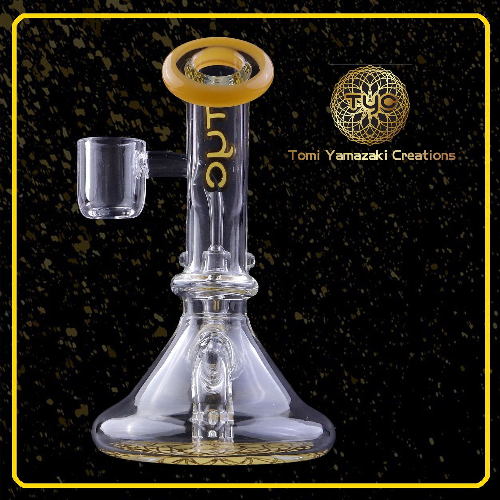 7" Recycler Matrix Percolator Glass Bongs For Tobacco Adequate Stock