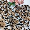 Buy cheap PV Fleece Faux Fur Plush Fabric For Shoes Garments Upholstery Leopard Printed from wholesalers