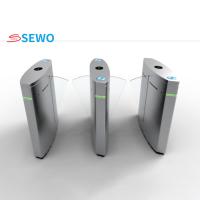 Buy cheap Customized RFID Speed Gate Turnstile 45people/min Flap Barrier Access Control product