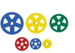 PU Barbell Weight Plates 2.5kg - 20kg Bumper Weight Plates For Fitness Equipment