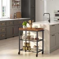 Buy cheap Small Trolley Cart for Sale, Industrial Wooden Rolling Cart, Rolling Cart for product