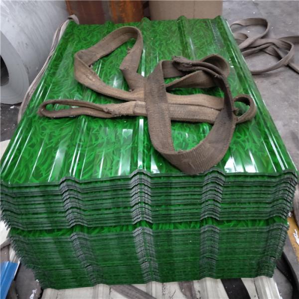 Buy cheap 840mm type of corrugated green grass roofing sheets for prefabricated buildings from wholesalers