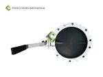 Soft Sealing Type Manual Cement Powder Butterfly Valve BV1FS300FE 300mm