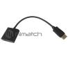 Buy cheap High Definition Displayport 1.2 To VGA Cable Male To Female 1080P DP Video Cable from wholesalers