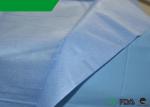 PP Flat Drap Sheets Polypropylene Bed Cover Disposable 40''X48'' Blue Color