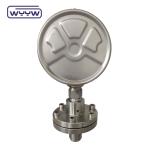 100mm DN20 PN40 Flange Type Pressure Gauge SS316 Stainless Steel