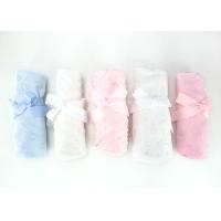 Buy cheap Custom Made 100 Polyester Baby Blanket , Knitted Flannel Baby Girl Pram Blanket product