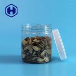 Round 510ml 87mm Leak Proof Plastic Jar Sugar Chewing Gum PET Storage Jars