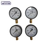 water pipe pressure gauge factory 100mm 4 inch M20X1.5 black steel cheap price
