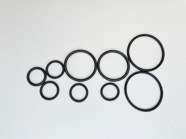Buy cheap Silicone Oil NBR O Rings Seals Black Color Wear Oil Resistance from wholesalers
