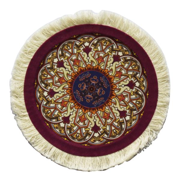 Buy cheap CM-008 Natural Rubber Round Coasters Cloth Mat Drink Mats Coasterrug from wholesalers