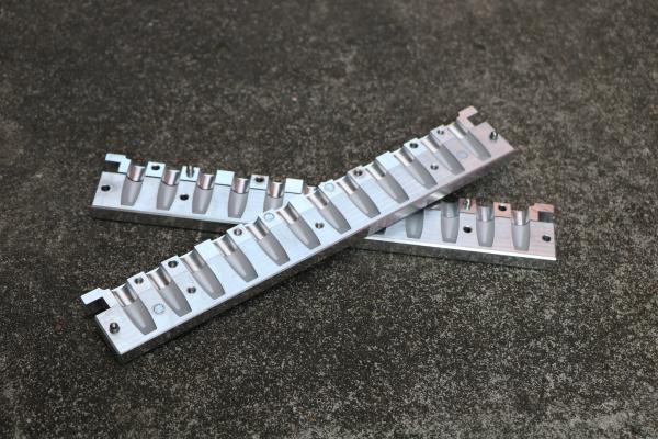 Buy cheap Double Color Ribbed Lipstick Production Line Mold With 12 Holes from wholesalers