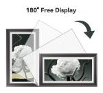 Art Screen NFT LCD Display 18.5" 4K Digital Picture Display Frame Wood WIFI APP