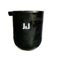 Buy cheap Round Chemical Resistance Zinc Dissolution Crucible 150kg Capacity Melting product
