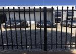 Powder Coated High Security Fence Systems Black Spear Pressed Fence Panels