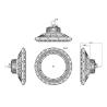 Buy cheap Industrial 150W Led High Bay Lights Lamps RoHS 18000 Lumens Commercial Area from wholesalers