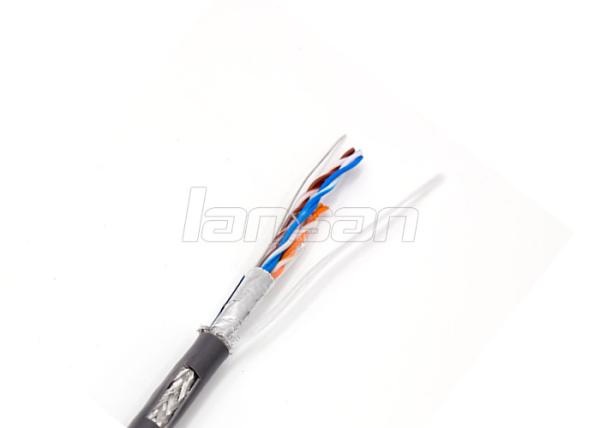 Buy cheap 0.5mm CCA Cat5e SFTP Cable PE Insulation For Telecommunication Length Customized from wholesalers