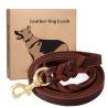 Buy cheap 6 FT Handmade Dog Leather Leashes , Braided Leather Dog Leash Military Grade from wholesalers