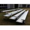 Buy cheap Outdoor Portable Aluminum Grandstands Anti Rusting With Bench Seat from wholesalers