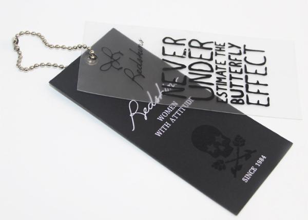 Eco Friendly Custom Clothing Labels Paper Company Tags For Clothing With Ball