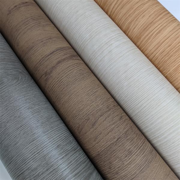 Buy cheap Deep Embossed Wooden Design PVC Furniture Film For Doors Width 1260mm 1400mm from wholesalers