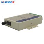 Iron Shell Serial To Fiber Converter , Duplex 2km Optic Fiber Modem