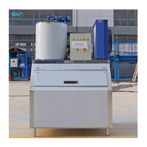 Buy cheap Industrial Flake Ice Making Machine for Fish 1/2/3/5/8/10Ton Capacity 1370*1030*2035mm Size from wholesalers