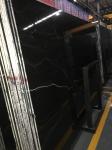 Nero Marquina Polished Natural Marble Tile Bathroom Marble Shower Floor Tile