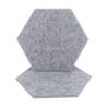 Buy cheap High Density Sound Absorbing Panels Polyester Hexagon Acoustic Ceiling Panels from wholesalers