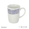 Buy cheap White Personalized Stoneware Coffee Mugs 14OZ Microwave And Dishwasher Safe from wholesalers
