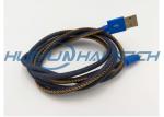 Buy cheap High End Mfi Jean Cloth Heat Resistant Wire Sleeve For Denim Usb Cable Harness from wholesalers