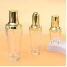 Buy cheap Printing Handling Decoration Firing 100ml Glass Spray Bottle for Body Oil Economical Custom Logo Design Golden Glass Bottles from wholesalers