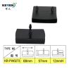 Buy cheap KR-P0273 Black Double Bed Slat Holders 57mm Wide PE Material Strong Load Bearing from wholesalers