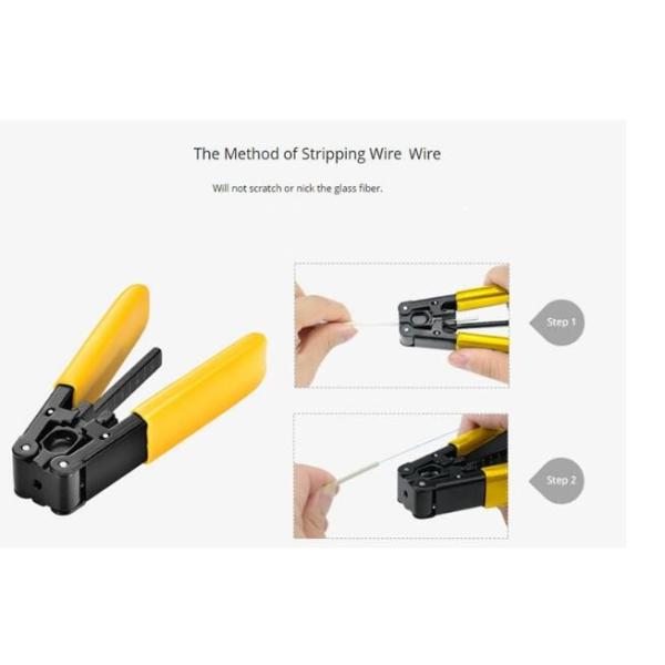 1 Core 2 Core Drop Cable Fiber Optic Stripping Tool