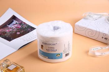 20*20cm 100% Pure Cotton Tissue Roll Travel Cotton Facial Tissue For Face