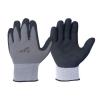 Buy cheap Nylon Liner Coated Breathable Nitrile Gloves 13 Gauge Black Sandy For Logistics from wholesalers