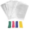 Buy cheap Bakery Cookies Clear Cellophane Treat Bags OPP With Twist Ties from wholesalers