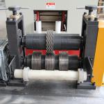 250kW Power Granules Roof Tile Pvc Profile Sheet Extrusion Line Plastic Twin
