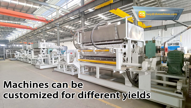 Fully Automated Fruit Tray Making Machine Customizable Egg Tray Maker