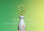 Customized Color Disposable Paper Straws Attractive Pattern Party Paper Straws