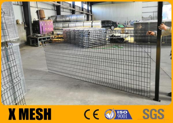 Buy cheap 3D Black Vinyl Coated Welded Wire Fencing Corrosion Resistant from wholesalers