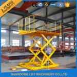 Buy cheap 600KGS 2M Warehouse Hydraulic Cargo Scissor Lift with Movable Wheels from wholesalers