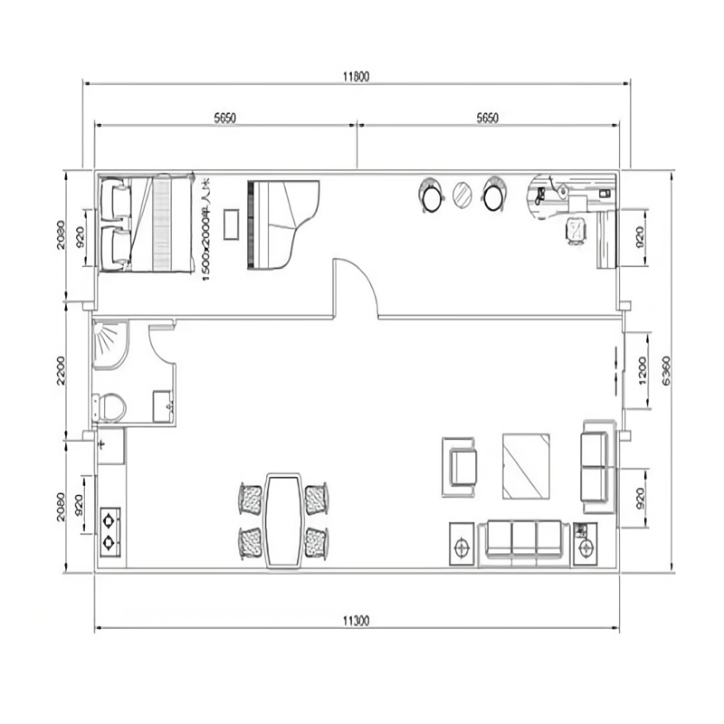 Steel Door 3 Bedroom Portable Homes Expandable Container House with Online Support
