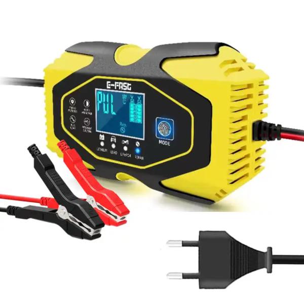 Buy cheap 12V 6A 24V 3A 12V 24V 8A Motorcycle Car Pulse Repair Charger LCD Display from wholesalers