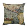Buy cheap Throw Pillow cushion Covers, Decorative Pillowcase for Home Sofa Bedding Couch,Cotton Linen Map Pillow Covers from wholesalers