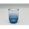 Buy cheap Blue Glass Bathroom Accessories Round Shape With Bubble Effect Hand Wash Dispenser Soap Dish For Bathroom from wholesalers