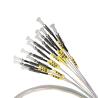 Buy cheap FTTH Multimode MTP LC Fiber Optic Patch Cable Ferrule OM3 OM4 12 Fibers 0.7mm 0.5m from wholesalers